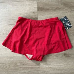 NWT Kortni Jeane Ribbed Red Who Wears Short Skirts // Small